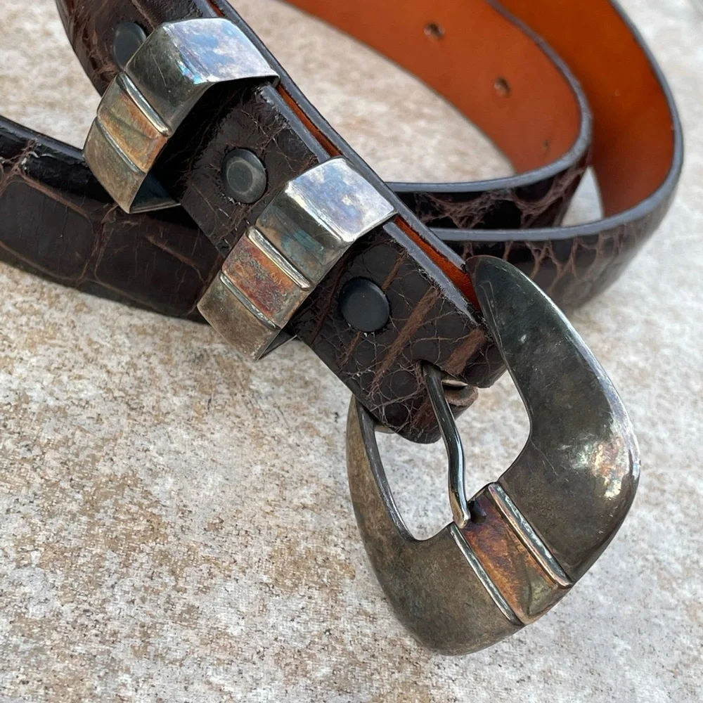 Flemings of Buckhead alligator belt
